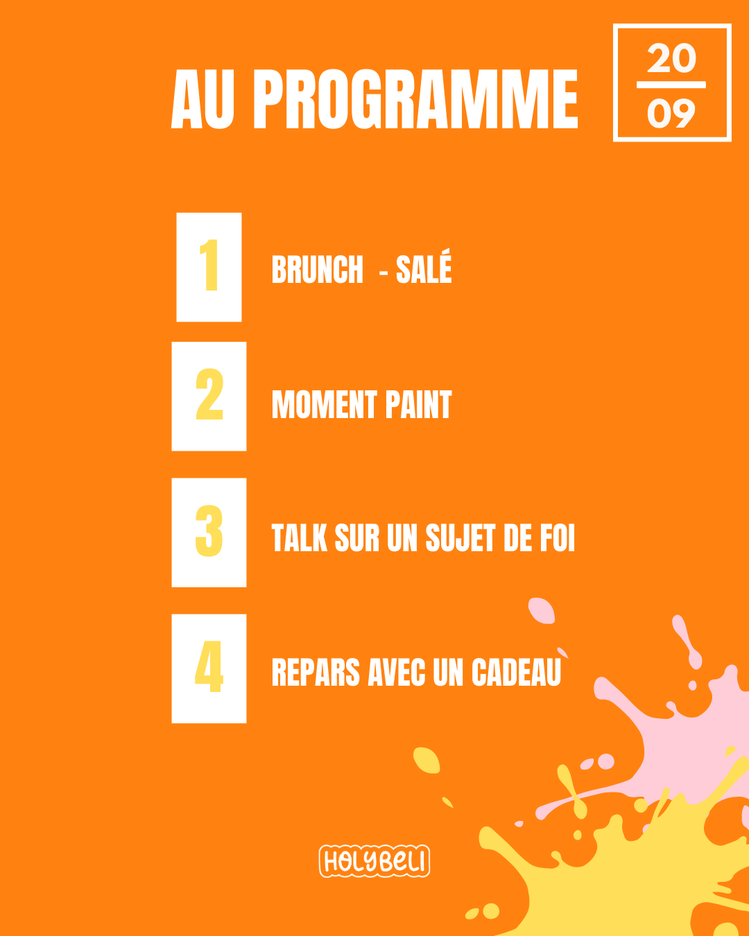 ATELIER PAINT 🎨 FAITH BRUNCH & TALK 💗