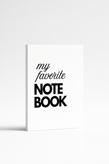 MY FAVORITE NOTEBOOK