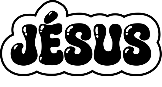 STICKERS JESUS - HOLOGRAPHIQUE