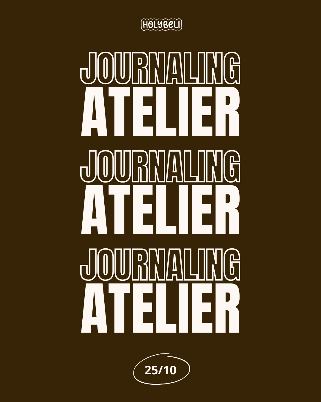 ATELIER JOURNALING & PRAYER 🤎📒