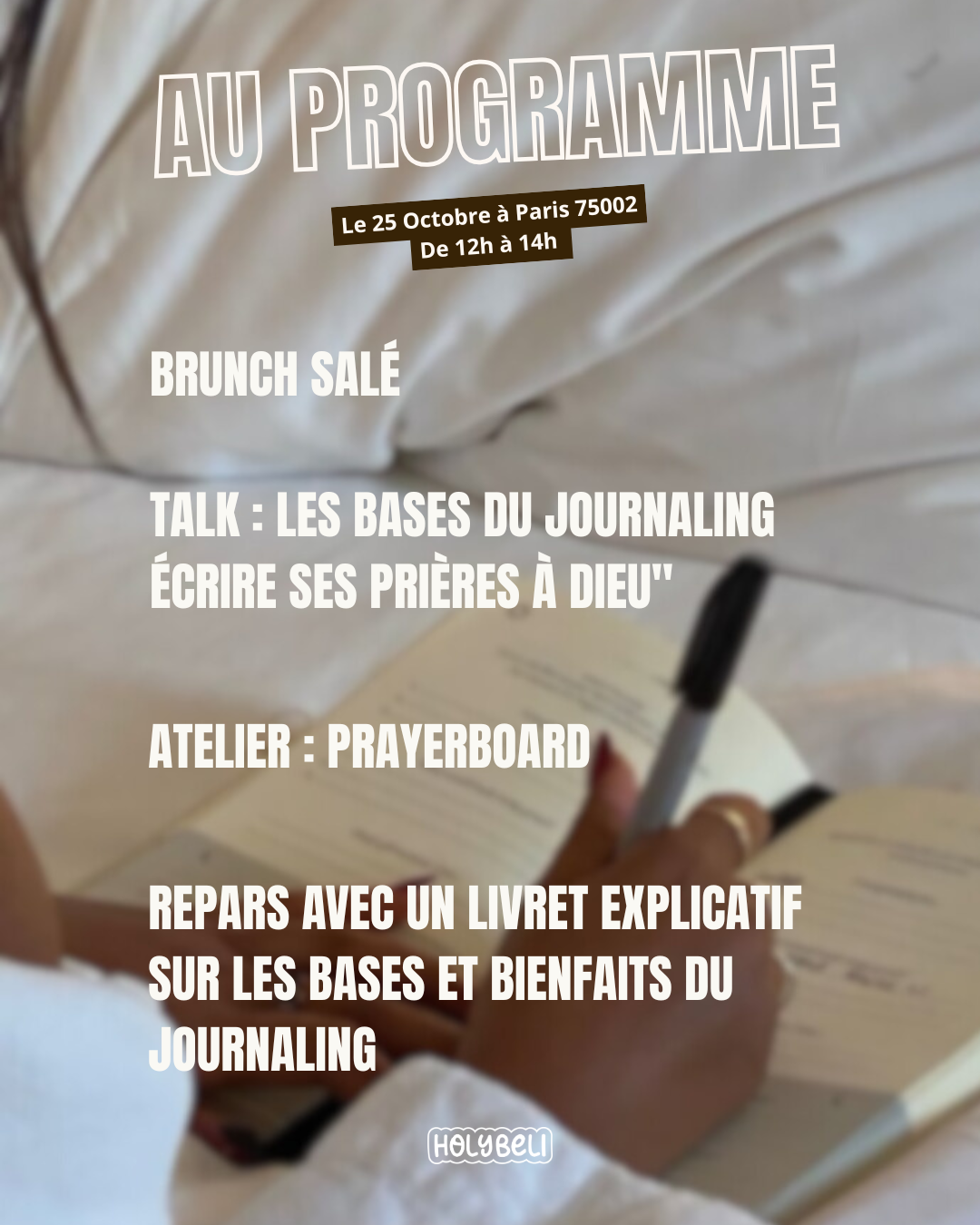 ATELIER JOURNALING & PRAYER 🤎📒