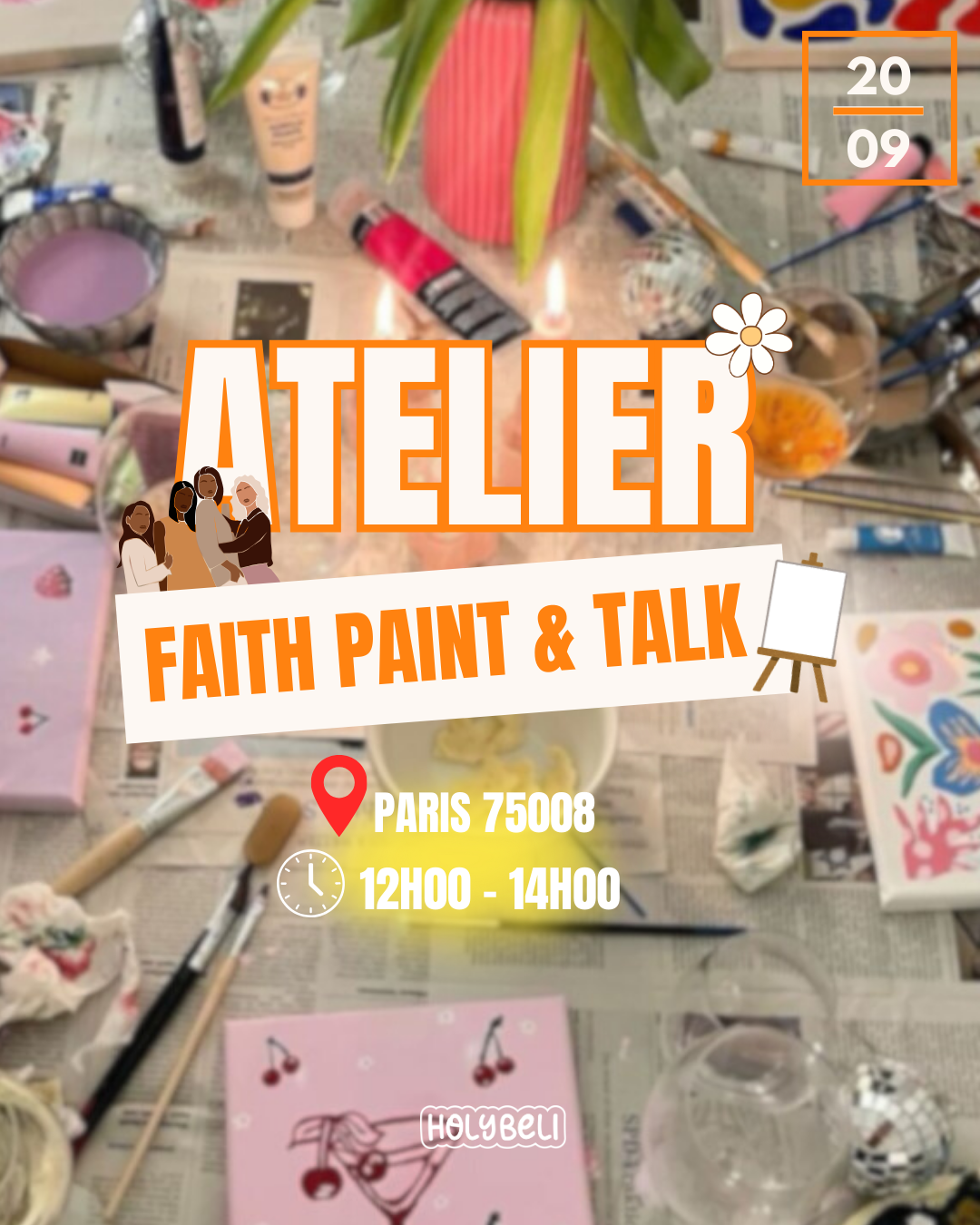 ATELIER PAINT 🎨 FAITH BRUNCH & TALK 💗