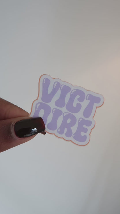 STICKERS VICTOIRE PAR LA FOI